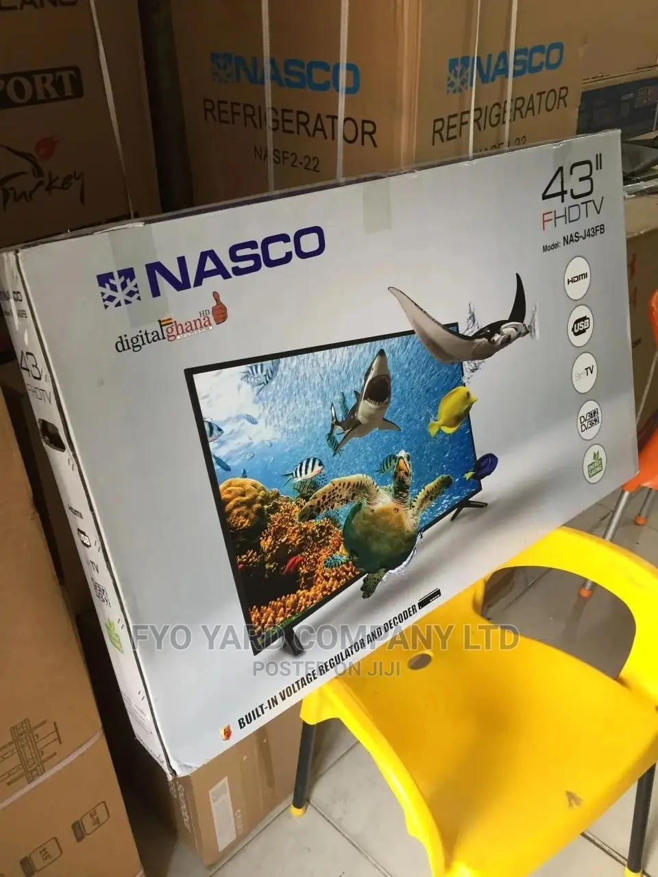 Nasco 43"" Inch Full Satelllite Hd Led Tv