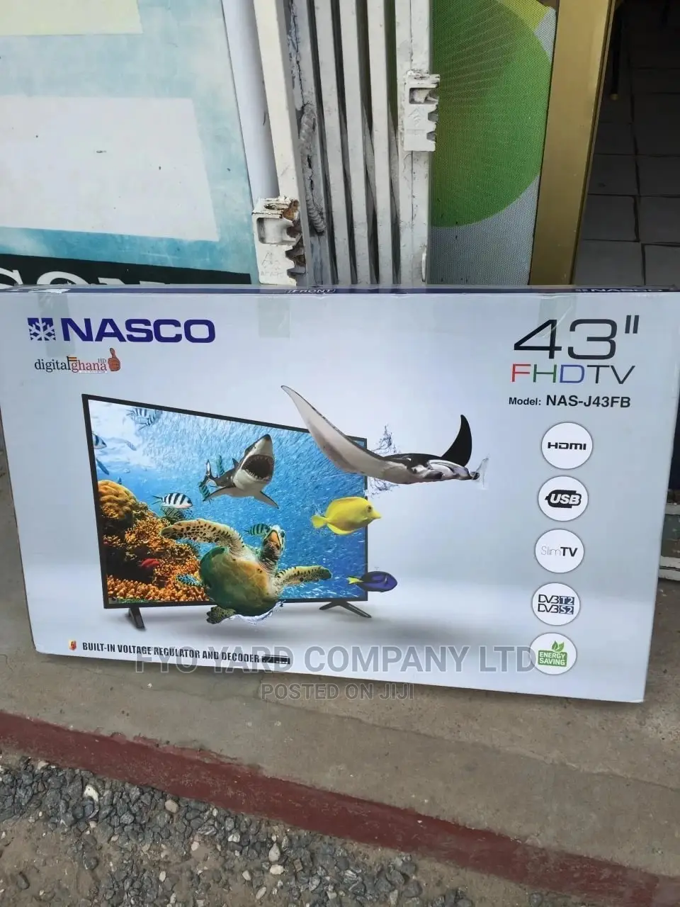 Nasco 43"" Inch Full Satelllite Hd Led Tv
