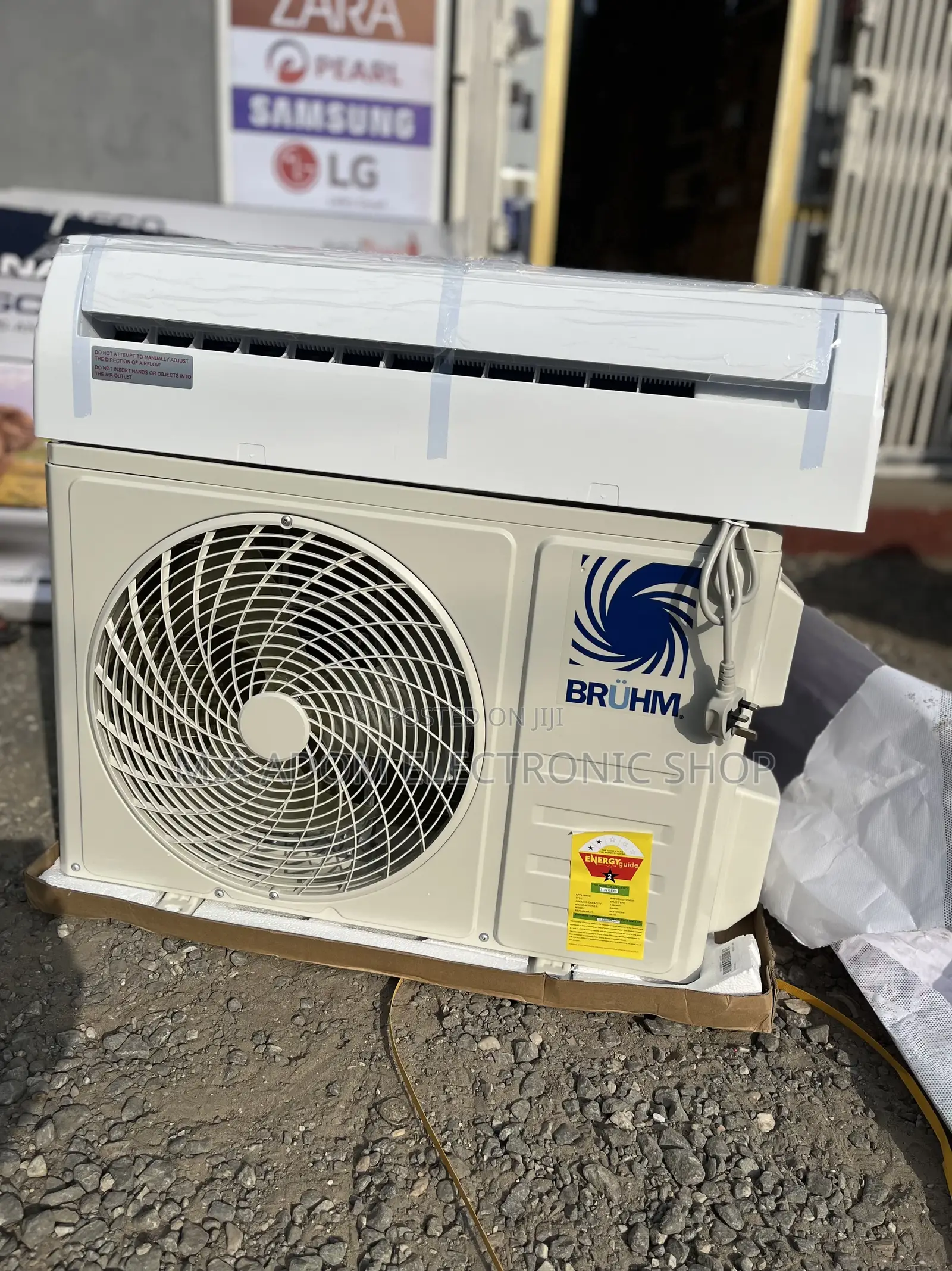 2 Star Rated Bruhm 1.5 Hp Air Conditioner With R410gas