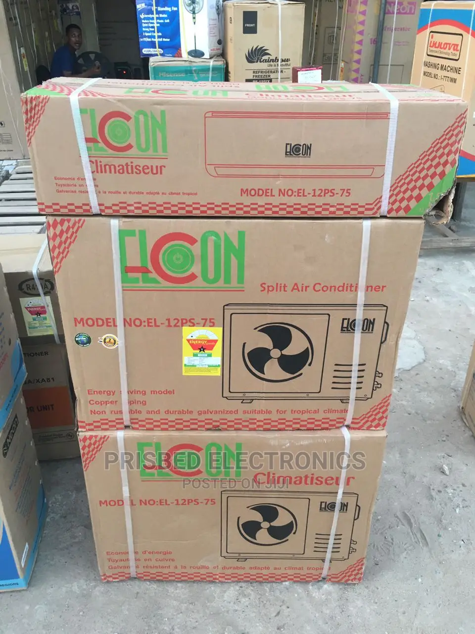 Elcon Powerful Air Conditioner 1.5hp R410 Gas