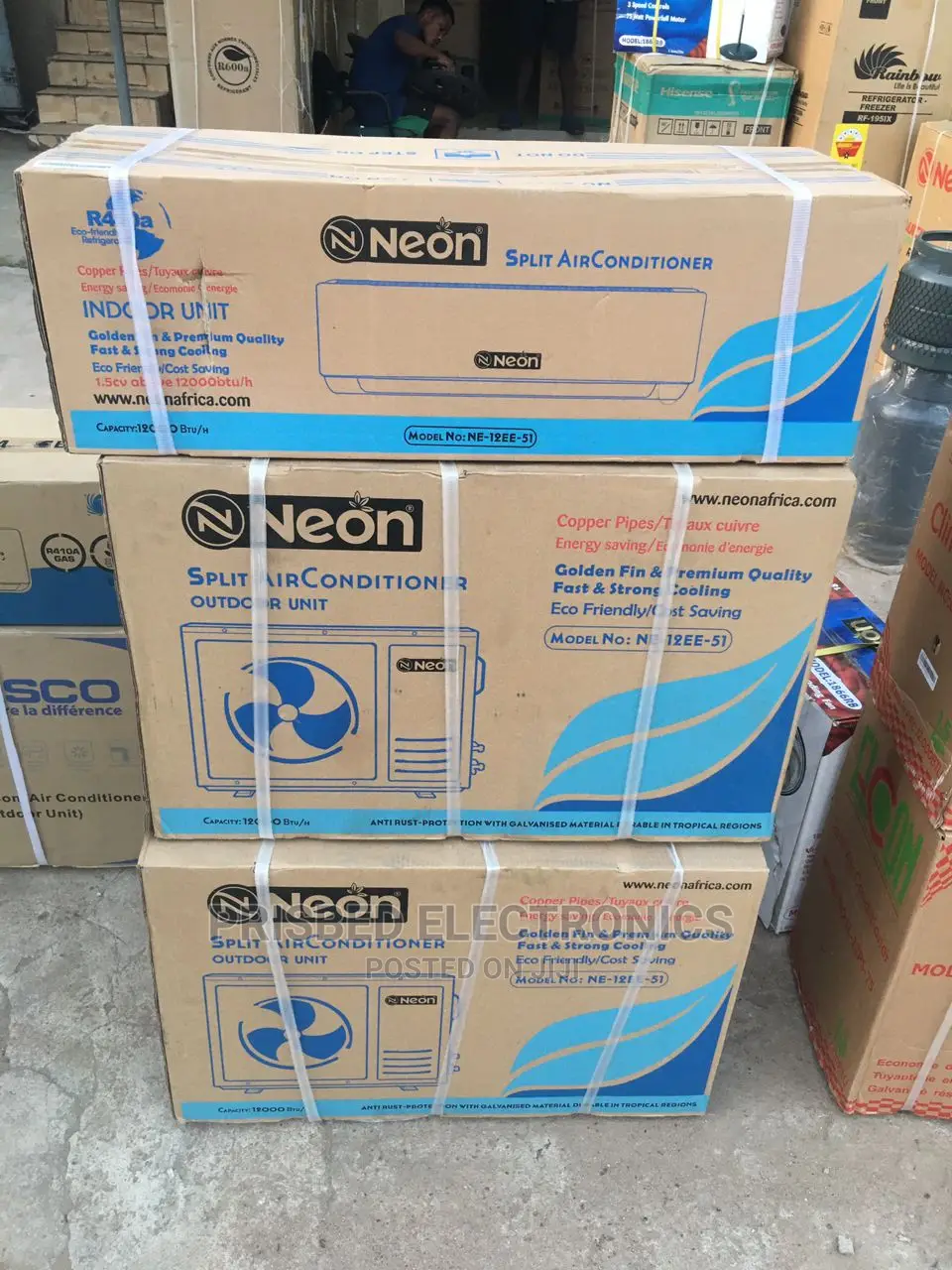 Neon Air Conditioner 1.5hp R410 Gas