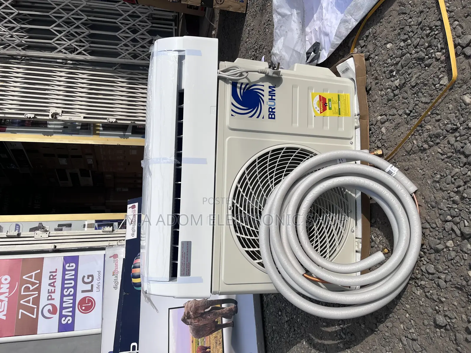 Bruhm 1.5 Hp R410gas AC With Low Noise Motor System