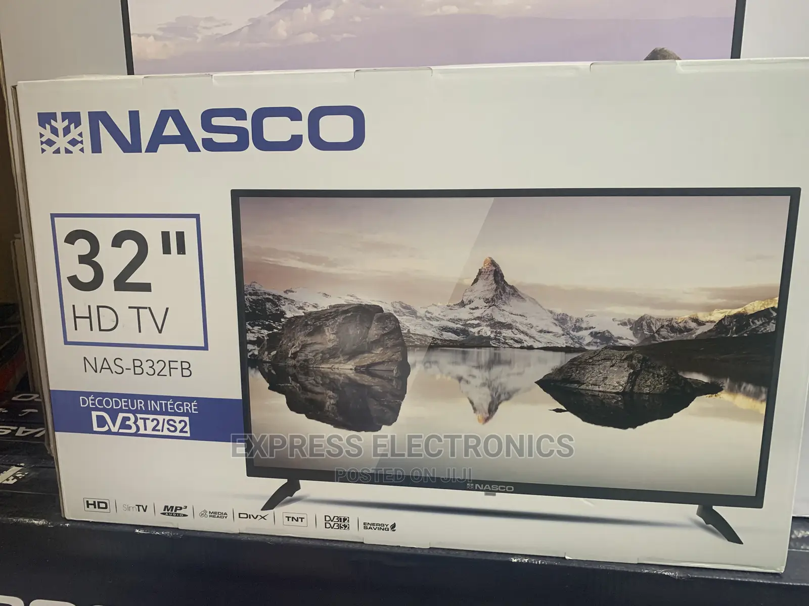 Advance New Nasco 32”Hd Digital Satellite Nas-B32fb+Tv Guard