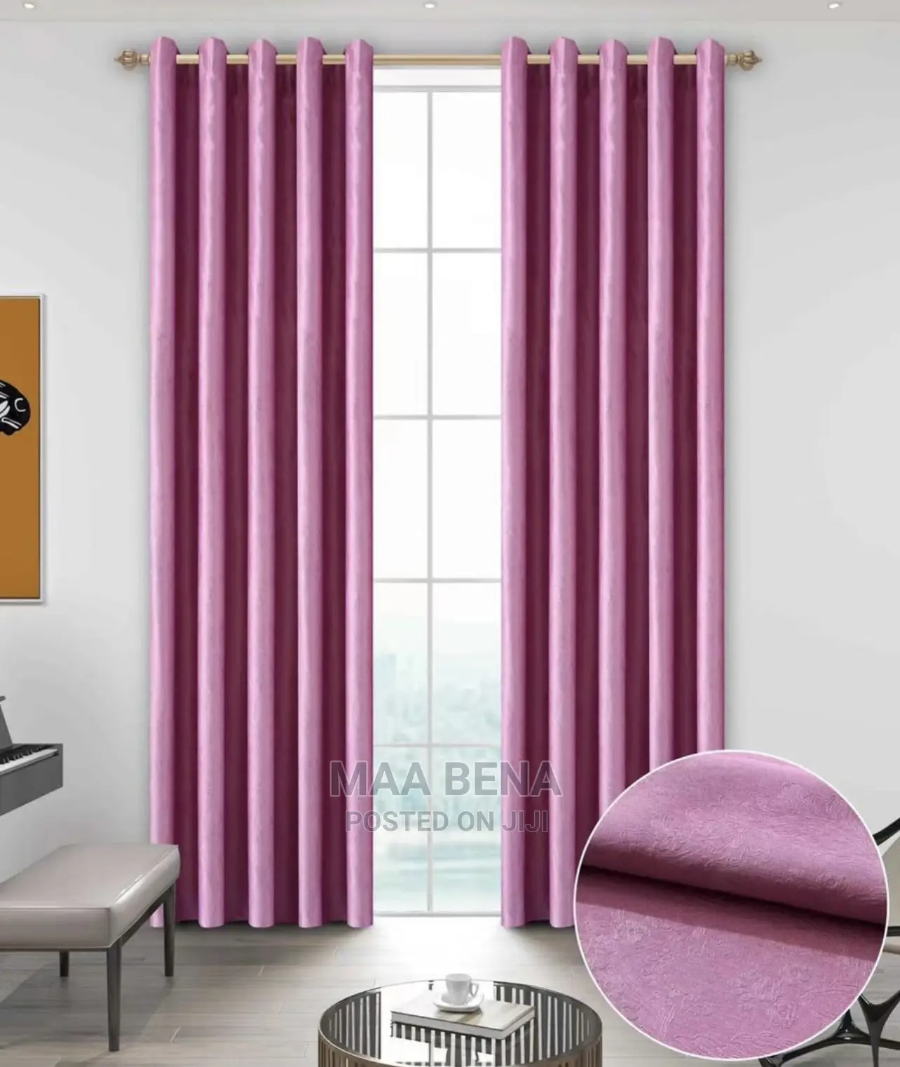 Quality Imported Curtains (2in1)