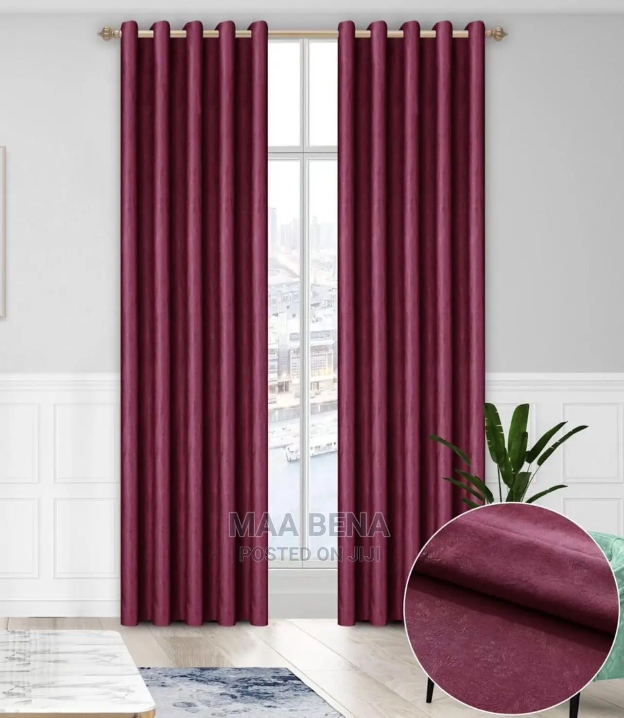 Quality Imported Curtains (2in1)