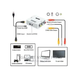 Mini AV to HDMI Video Converter Box