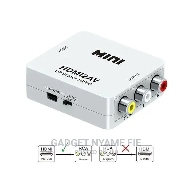Mini AV to HDMI Video Converter Box
