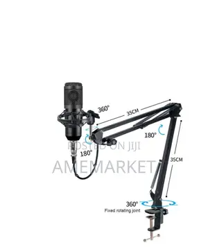 Professional Studio Microphone With V8 Sound Card New in Box