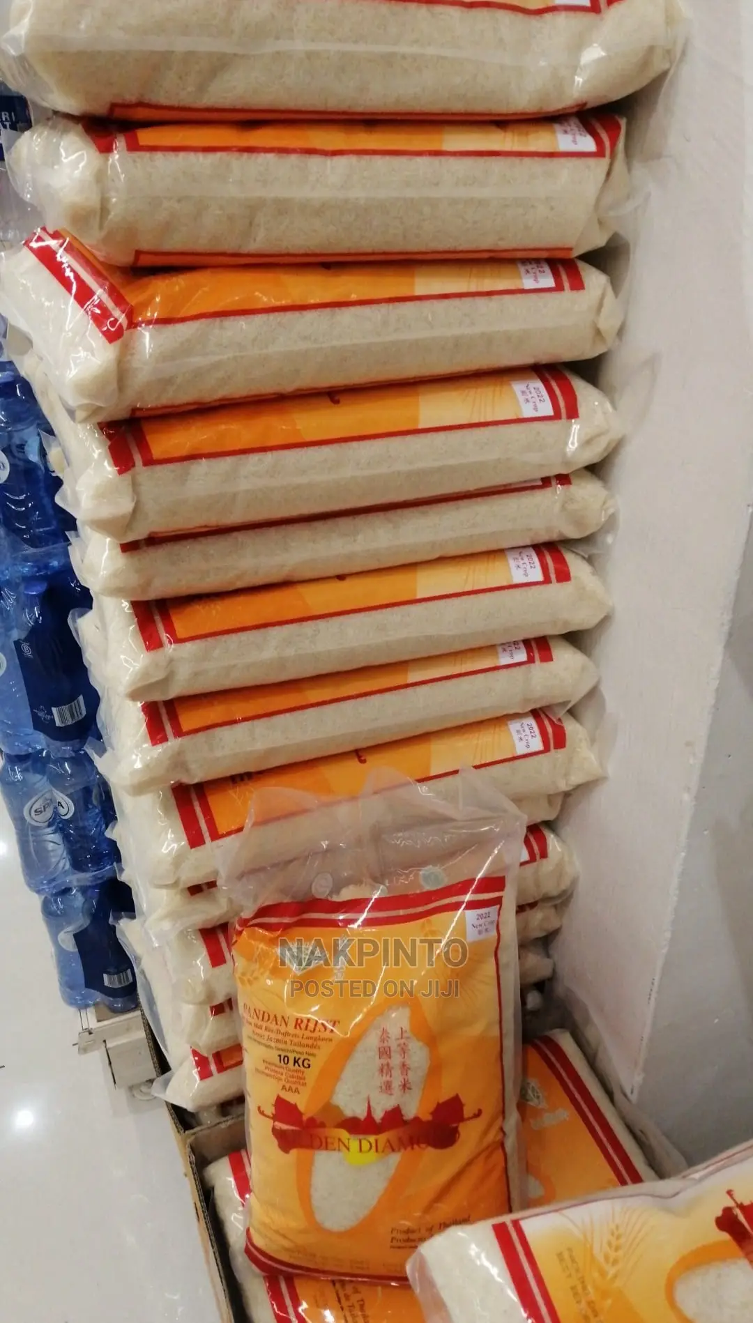 Golden Diamond Pandan Rijst Whole (Thai Hom Mali) AAA 10kg