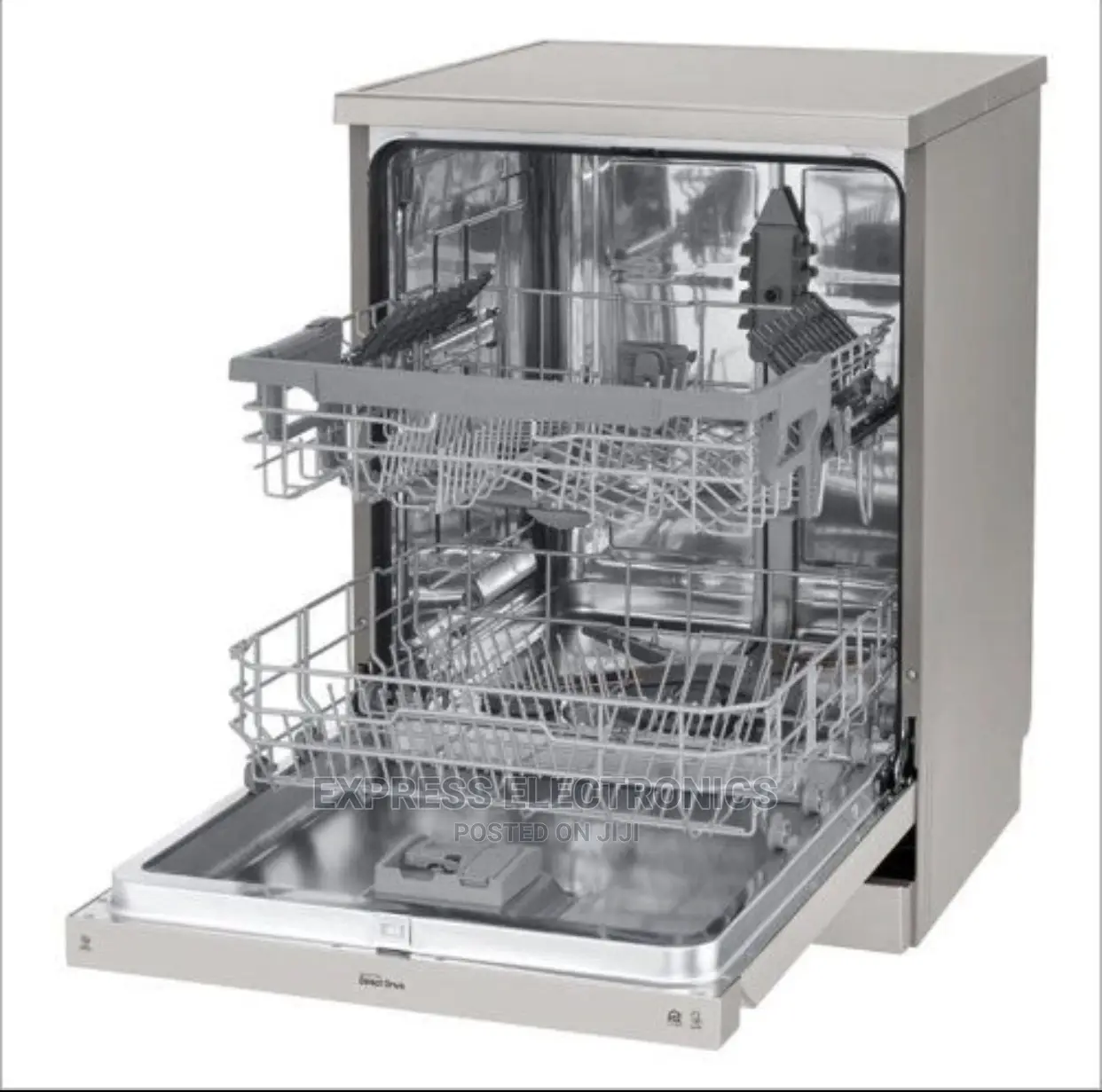 LG Dishwasher (DFB512FP) 14 Plates Silver+Free Kettle