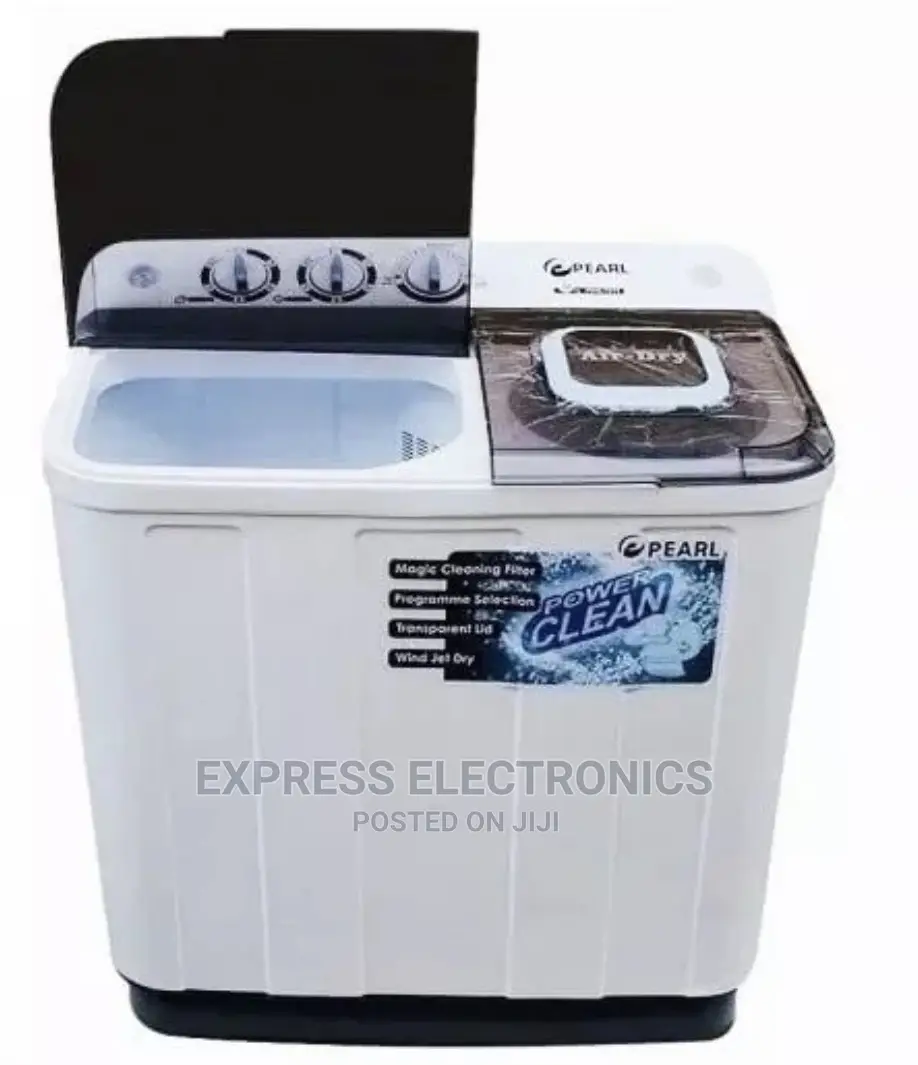 Pearl 7kg Twin Tub Semi Auto Washing Machine-Pwm-70tt