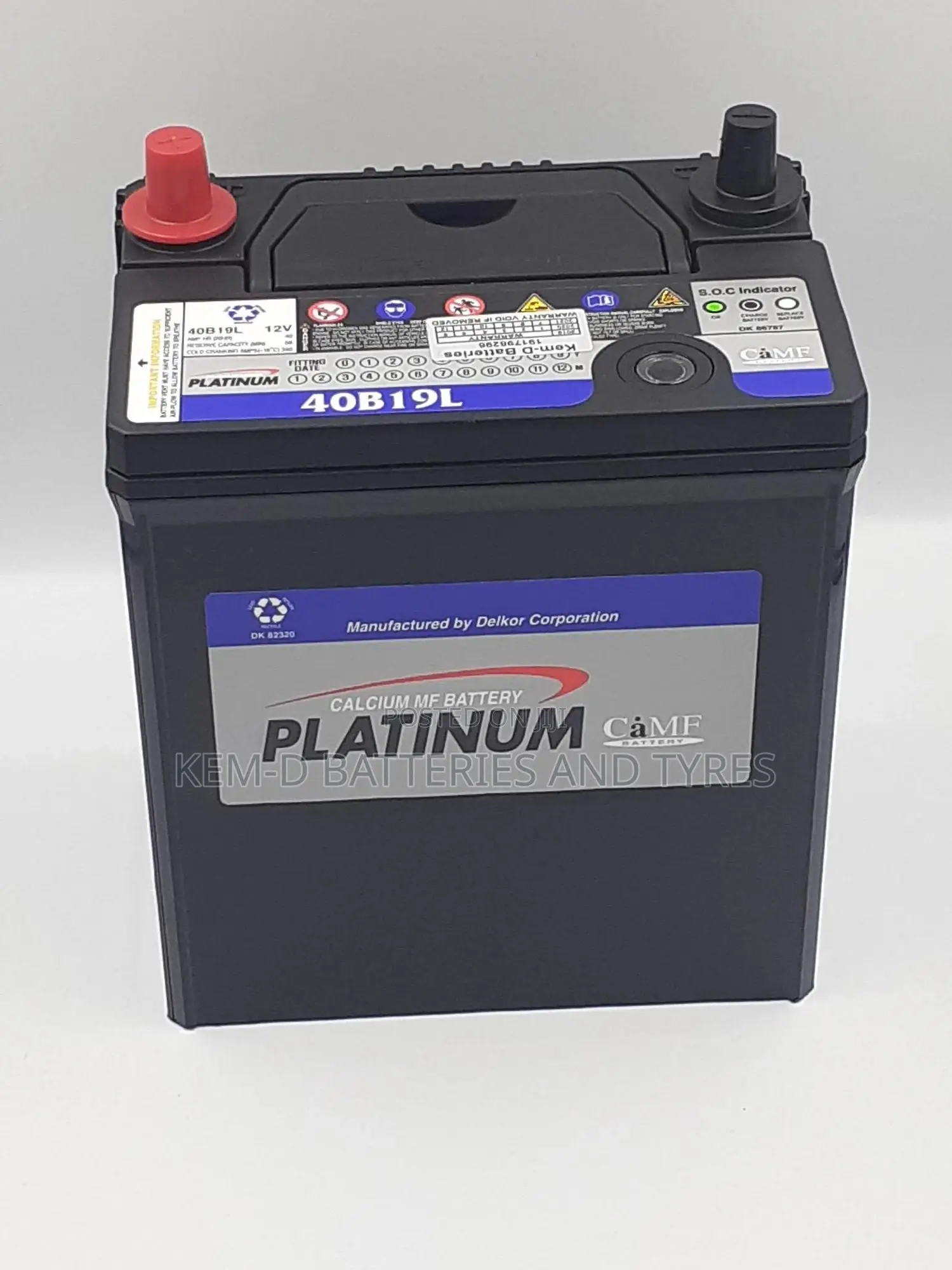 11 Plates Alphaline Car Battery - Free Door Step Deliver