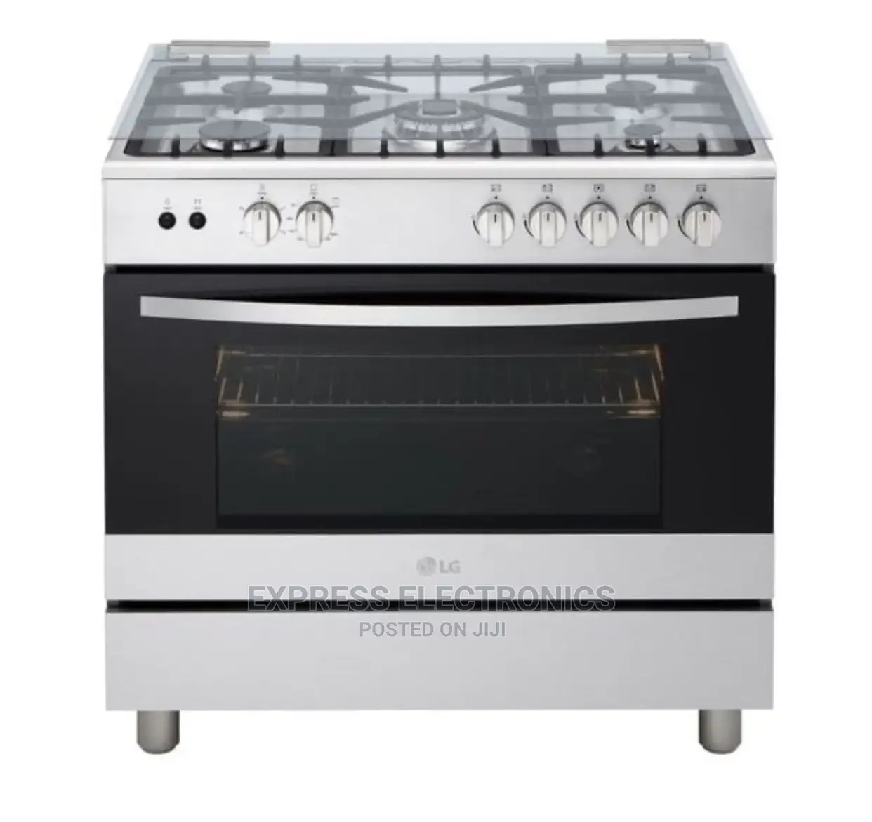 LG 5 Gas Burners Cooker FA415RMA+ Free Bluetooth Speaker