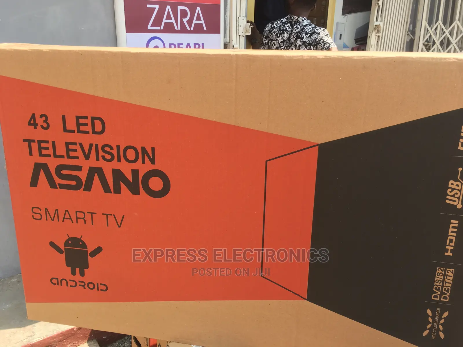 Quality Slim Design Asano 43” UHD Smart Android+Wallmount