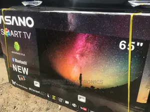 Quality Slim 65”Smart Android Asano UHD Bluetooth+Dstv