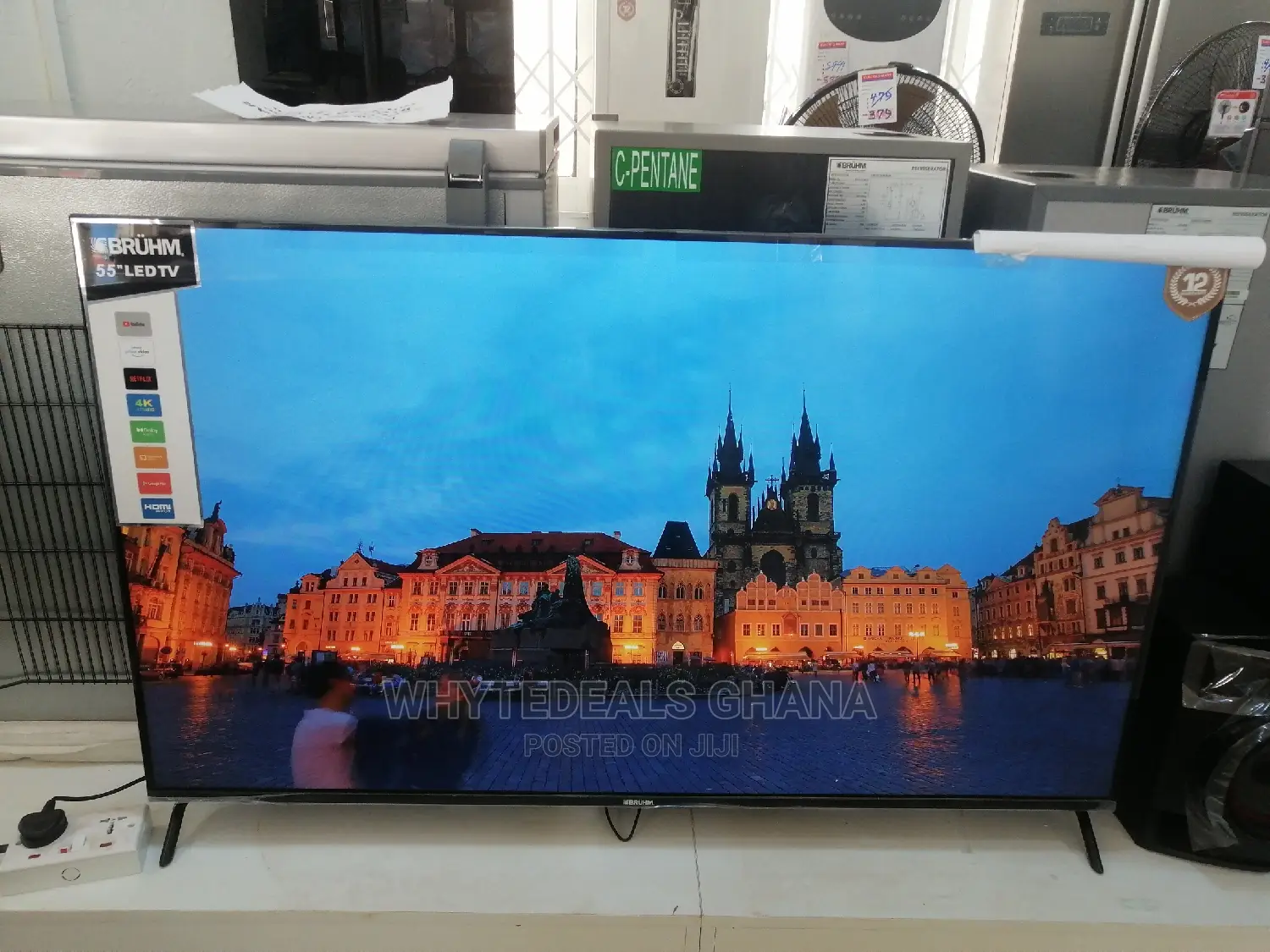 Bruhm 65 Inch Uhd 4K Vidaa OS Smart LED Google Assistant