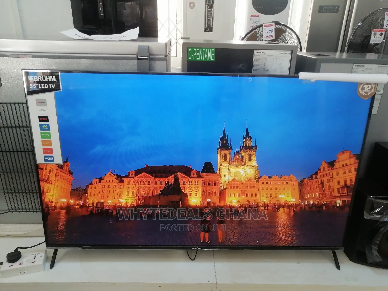 BRUHM 65” Webos Smart Ultra-Slim Bluetooth UHD LEDTV 2024