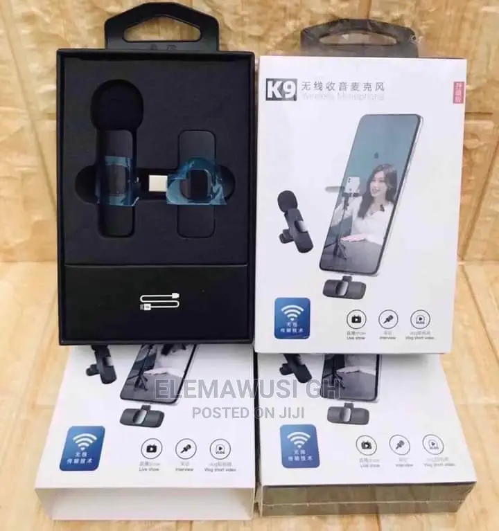 Wireless Lapel Mic for iPhone and Android (2in1)