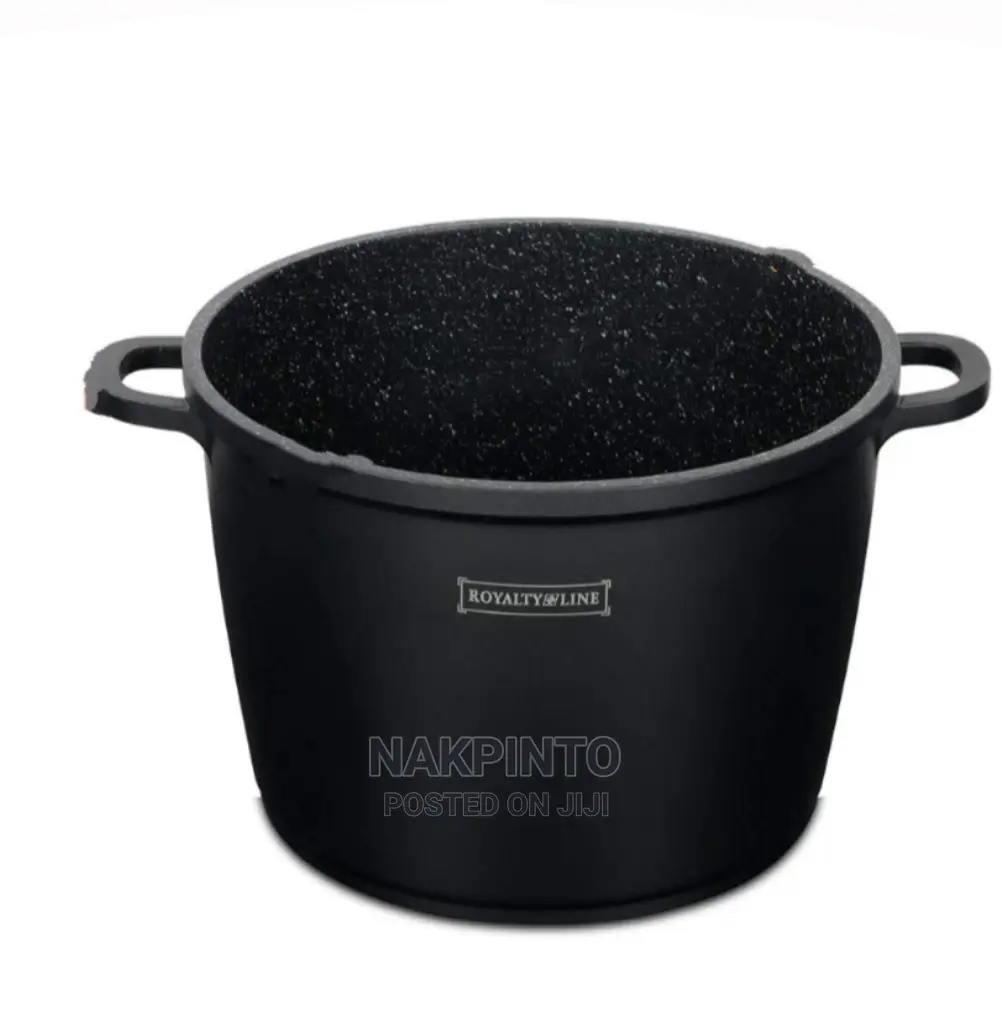 Deep Stock Pot With Glass Lid - 28cm