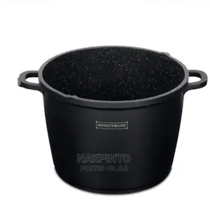 Deep Stock Pot With Glass Lid - 28cm
