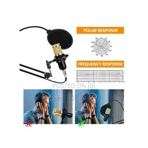 Bm 800 Professional Studio Audio Condenser Microphone 3.5mm