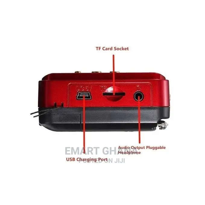 Multifunctional FM Radio Digital Stereo Speaker MP3 USB Disk