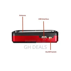 Multifunctional FM Radio Digital Stereo Speaker MP3 USB Disk