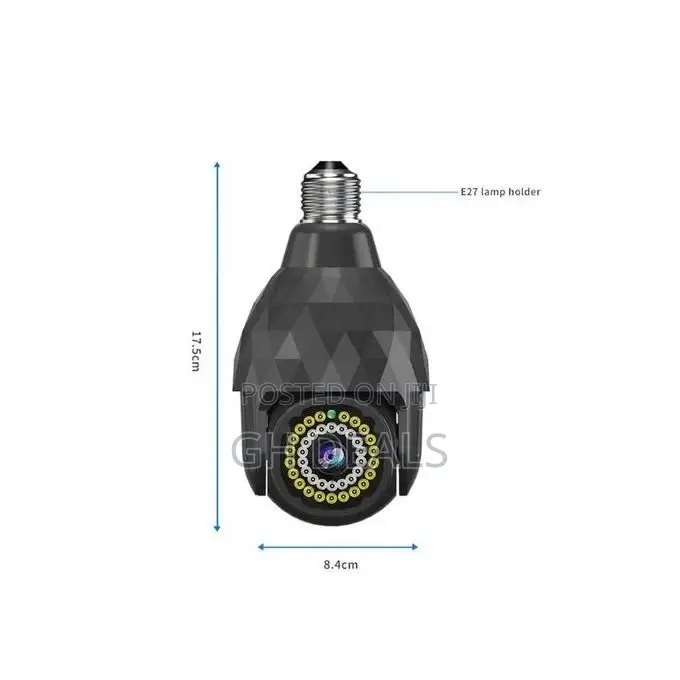 WIFI HD 1080P Surveillance Camera E27 39 Lights Smart Camera