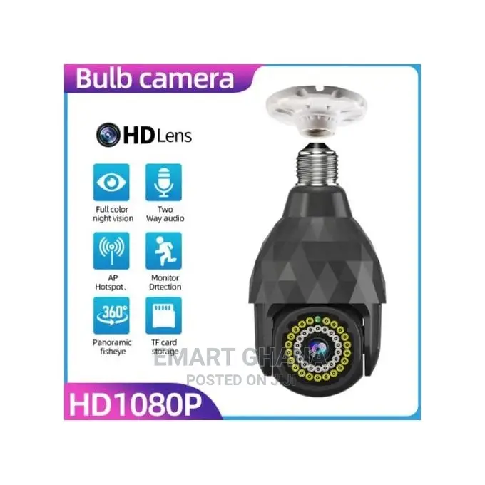 WIFI HD 1080P Surveillance Camera E27 39 Lights Smart Camera