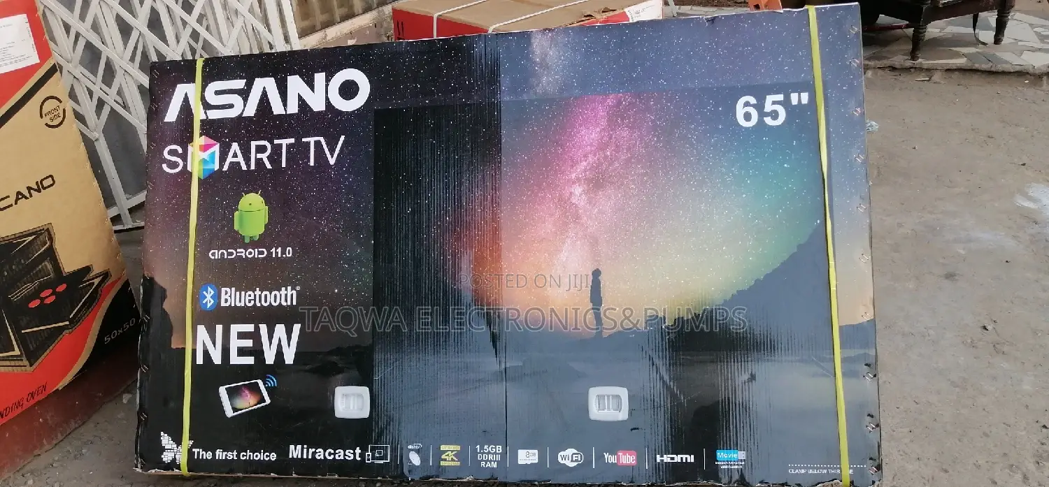 New Asano 65 Inches Smart TV