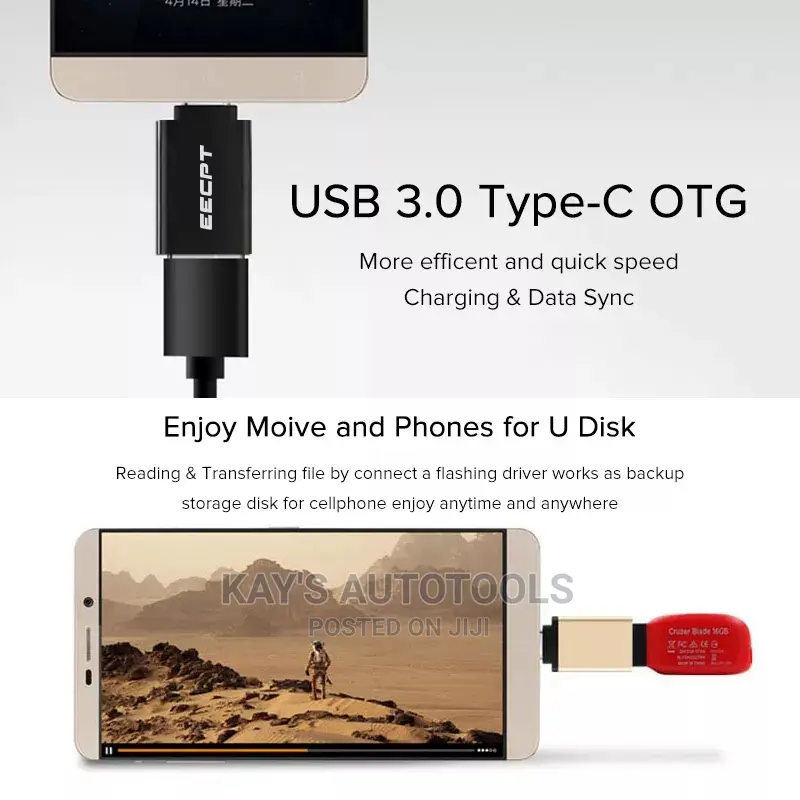 Type C to USB 3.0 Micro OTG Adapter