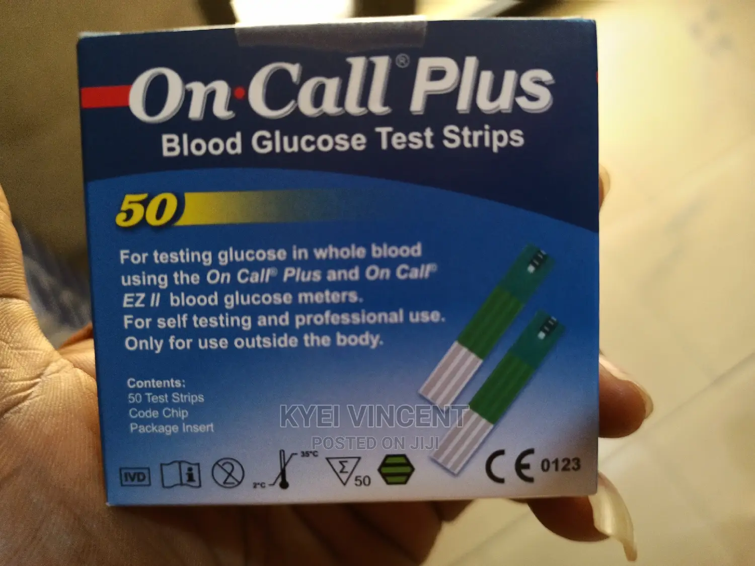 On Call Plus Glucometer Strips