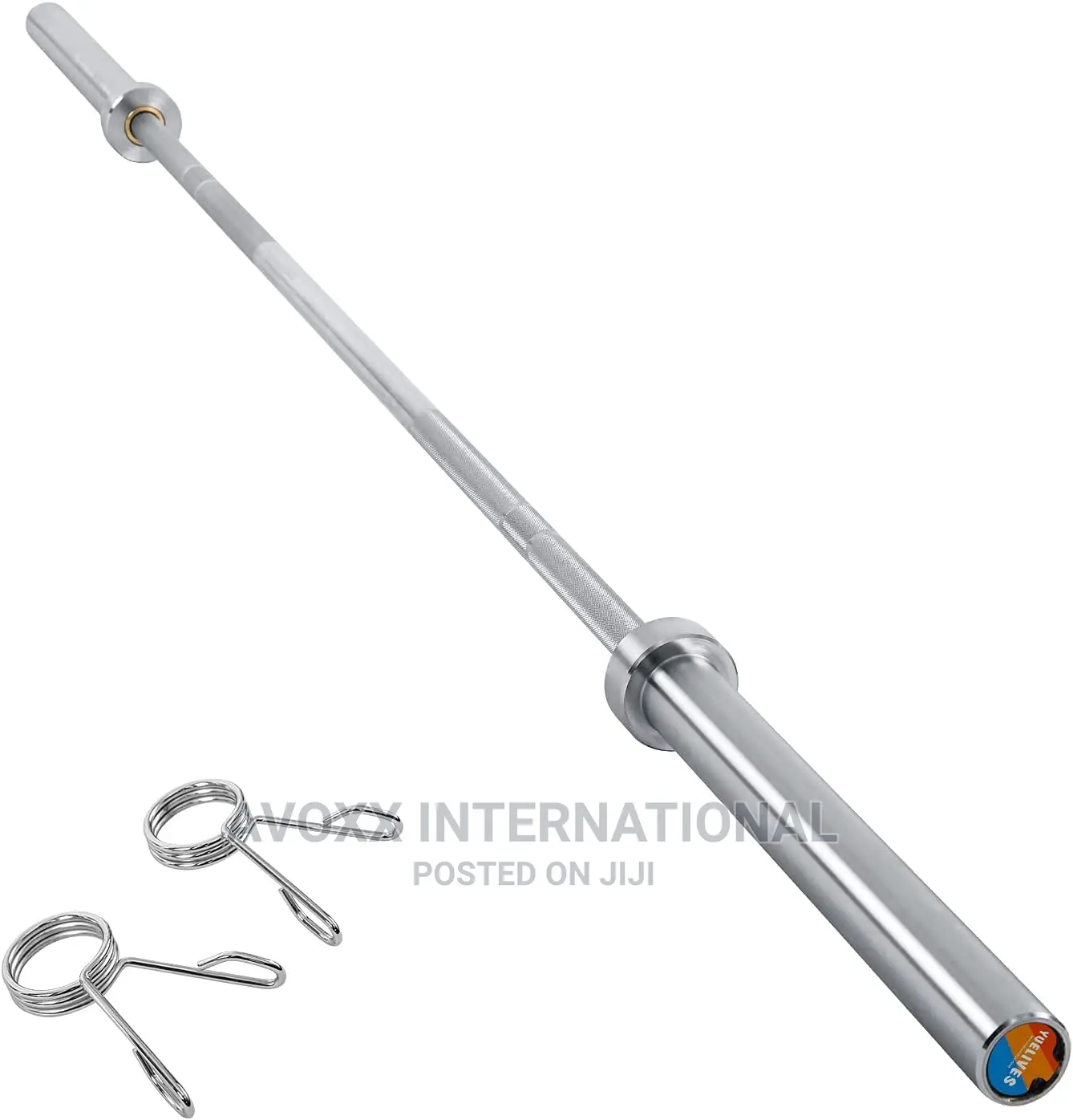 YUELIVES Olympic Bar 7ft Solid Barbell 750lb/1000lb Capacity