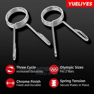 YUELIVES Olympic Bar 7ft Solid Barbell 750lb/1000lb Capacity