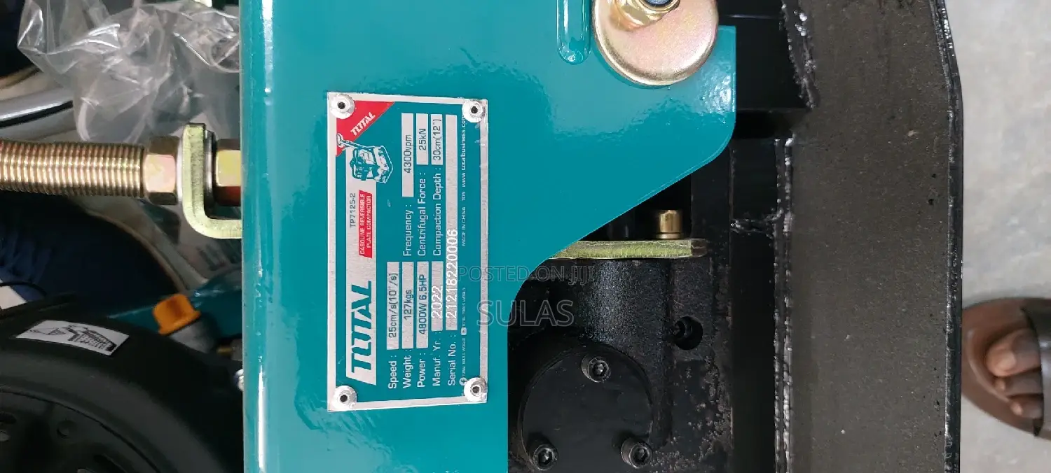 Total Reversible Plate Compactor