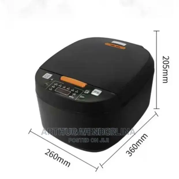 Silver Crest 5L Digital Smart Rice Cooker- Black
