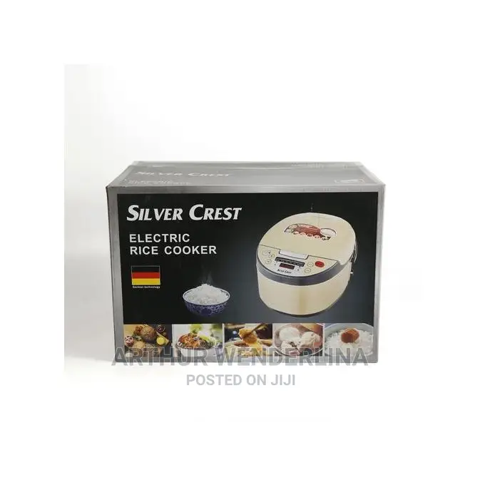 Silver Crest 5L Digital Smart Rice Cooker- Black