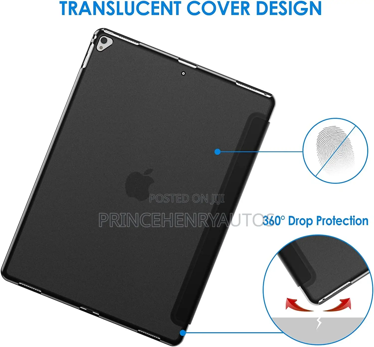 Jetech Case for iPad Pro 12.9 Inch (1st and 2nd Generation)