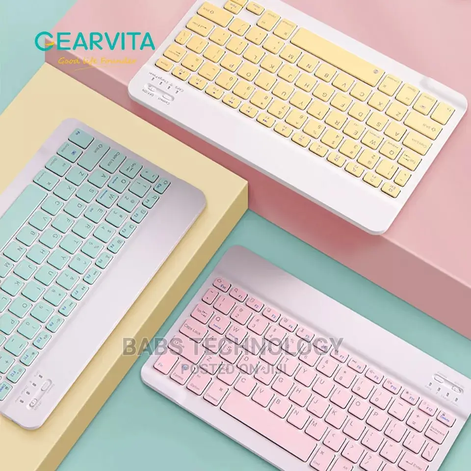 10 Inches Rechargeable Bluetooth Keyboard and Mouse Combo