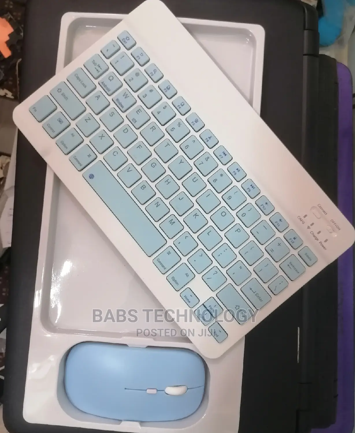 10 Inches Rechargeable Bluetooth Keyboard and Mouse Combo