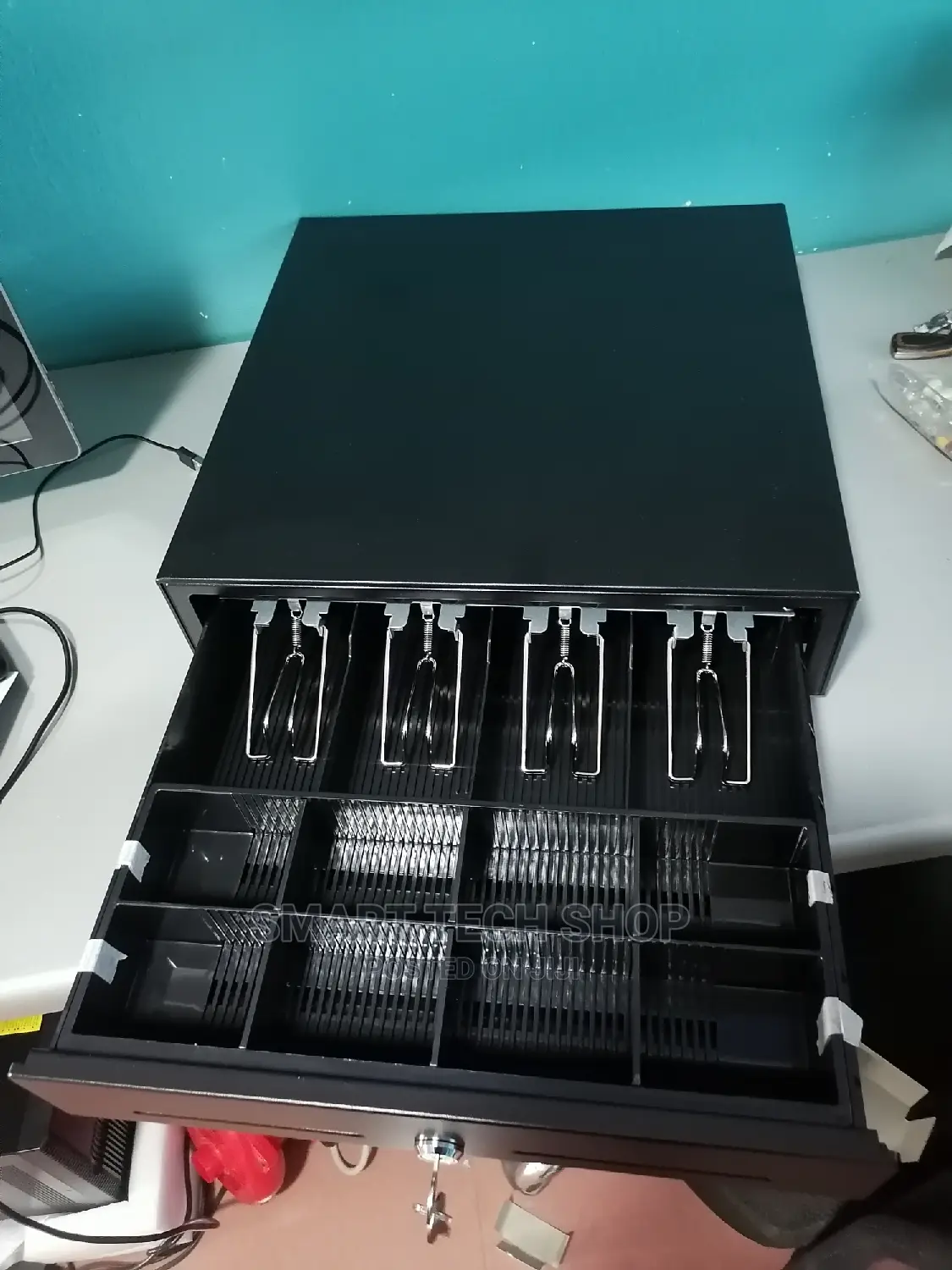 5 Note 8 Coins Metal Cash Drawer Work Removable Coins Tray.