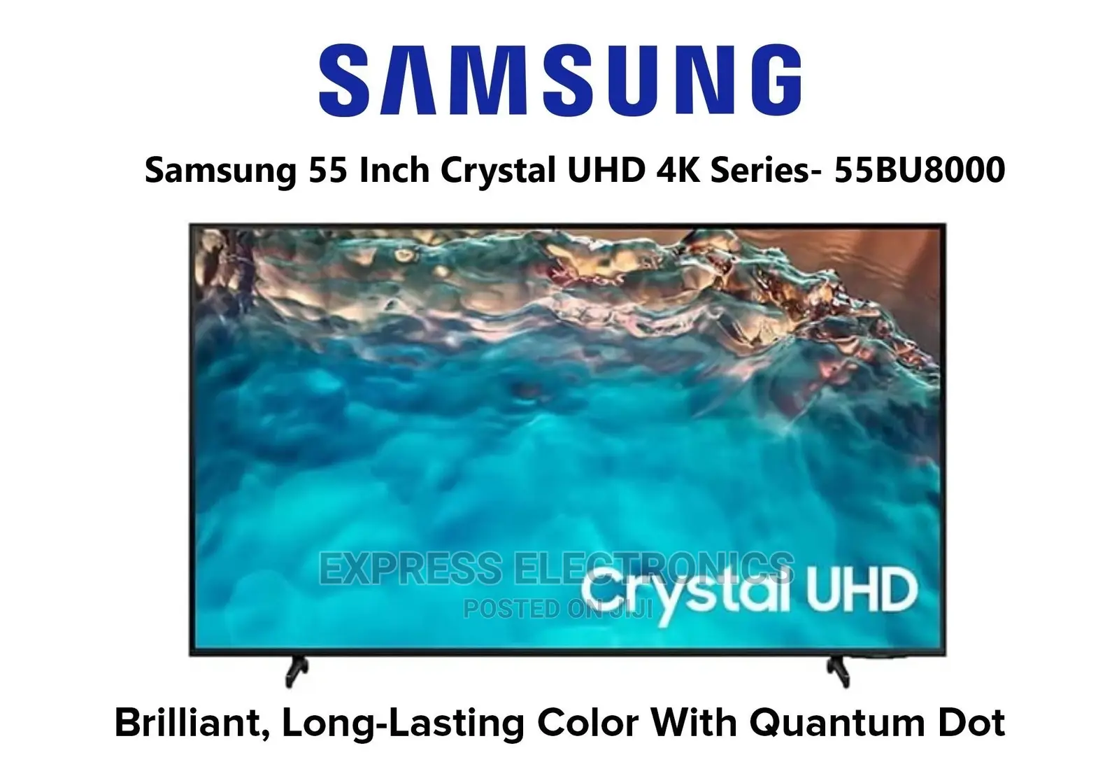 Get Promo on Samsung 55”BU8000 Smart UHD TV+TV Guard