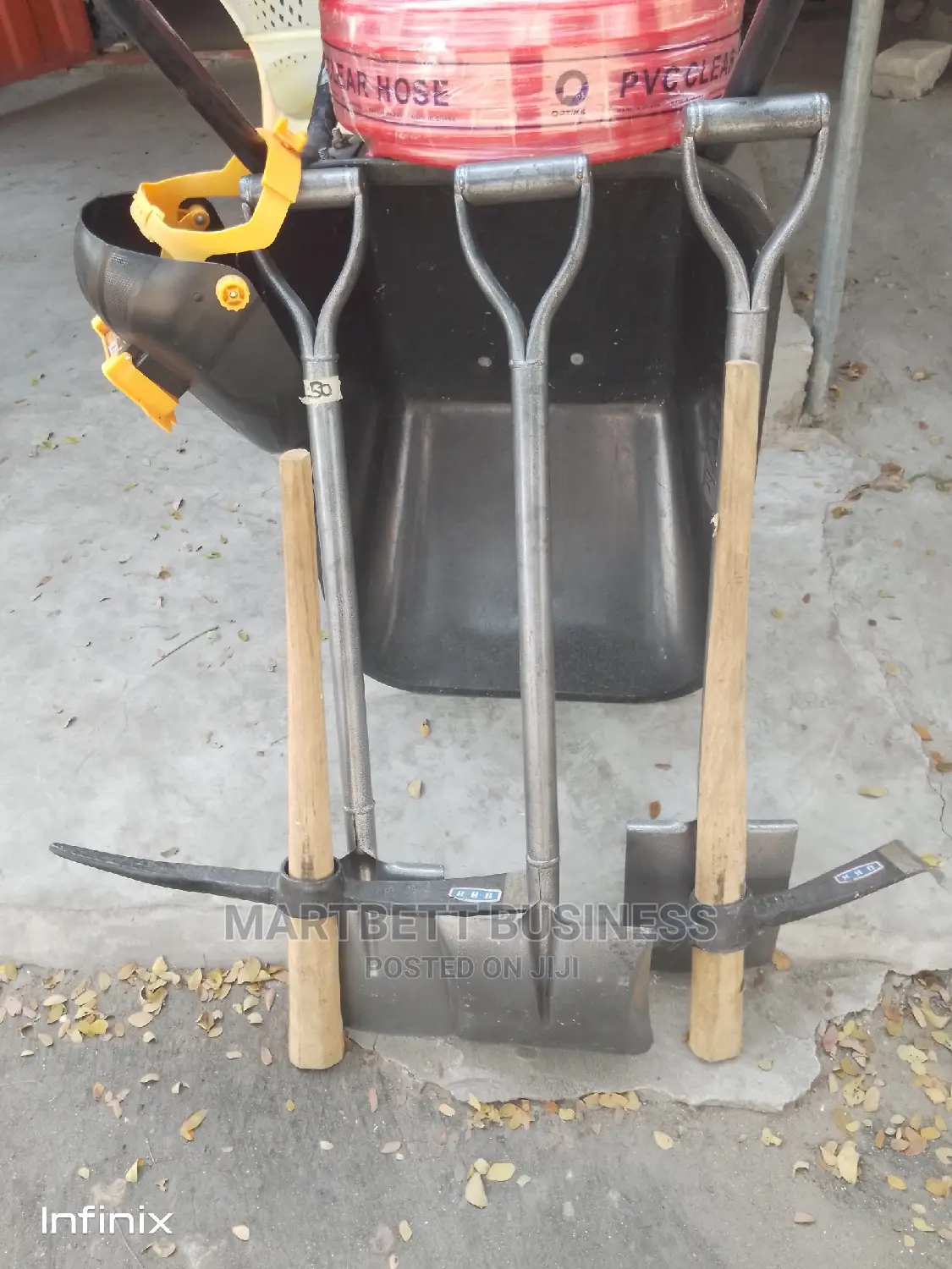 Shovel, Spade and Pickaxe