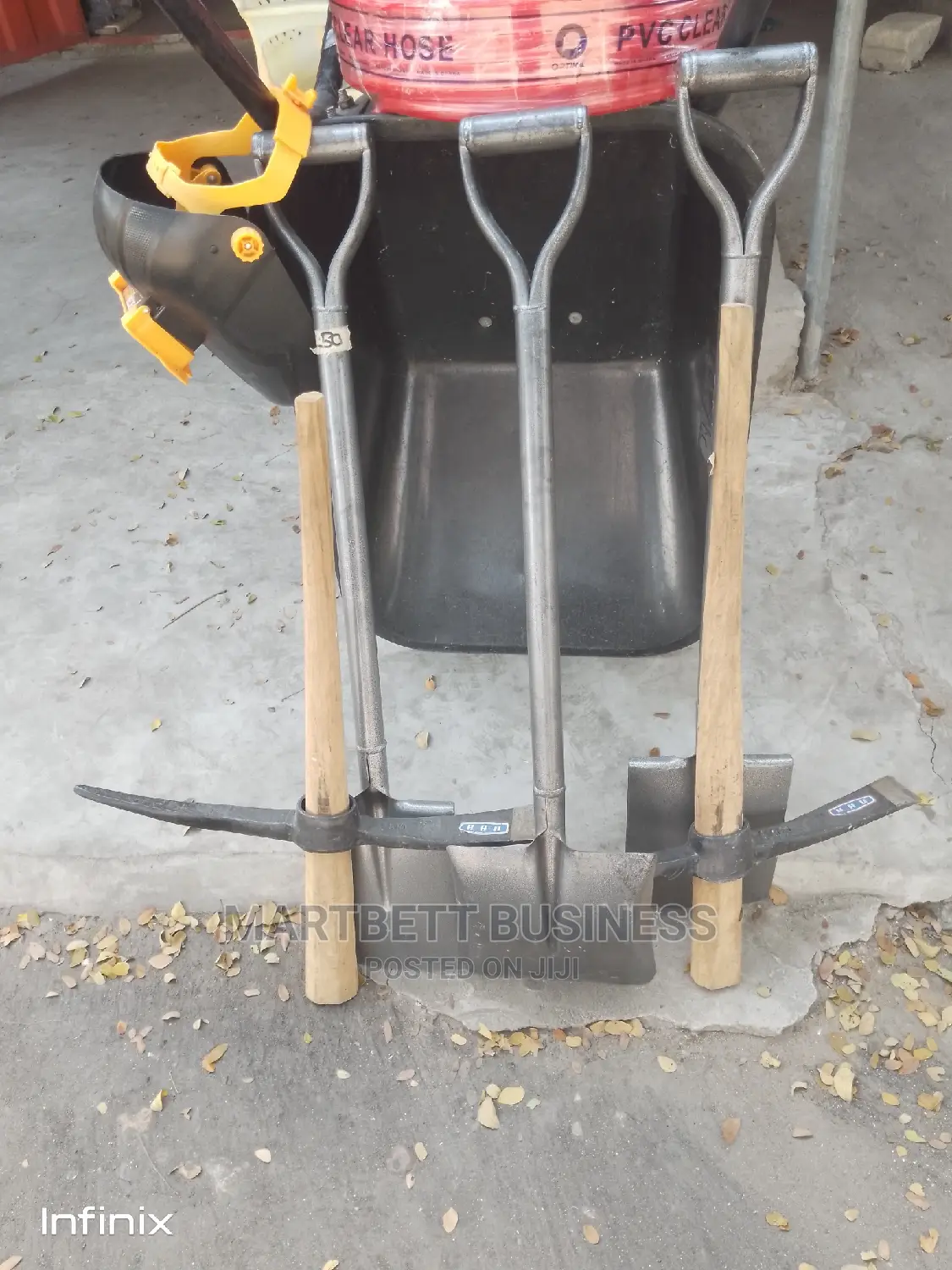 Shovel, Spade and Pickaxe