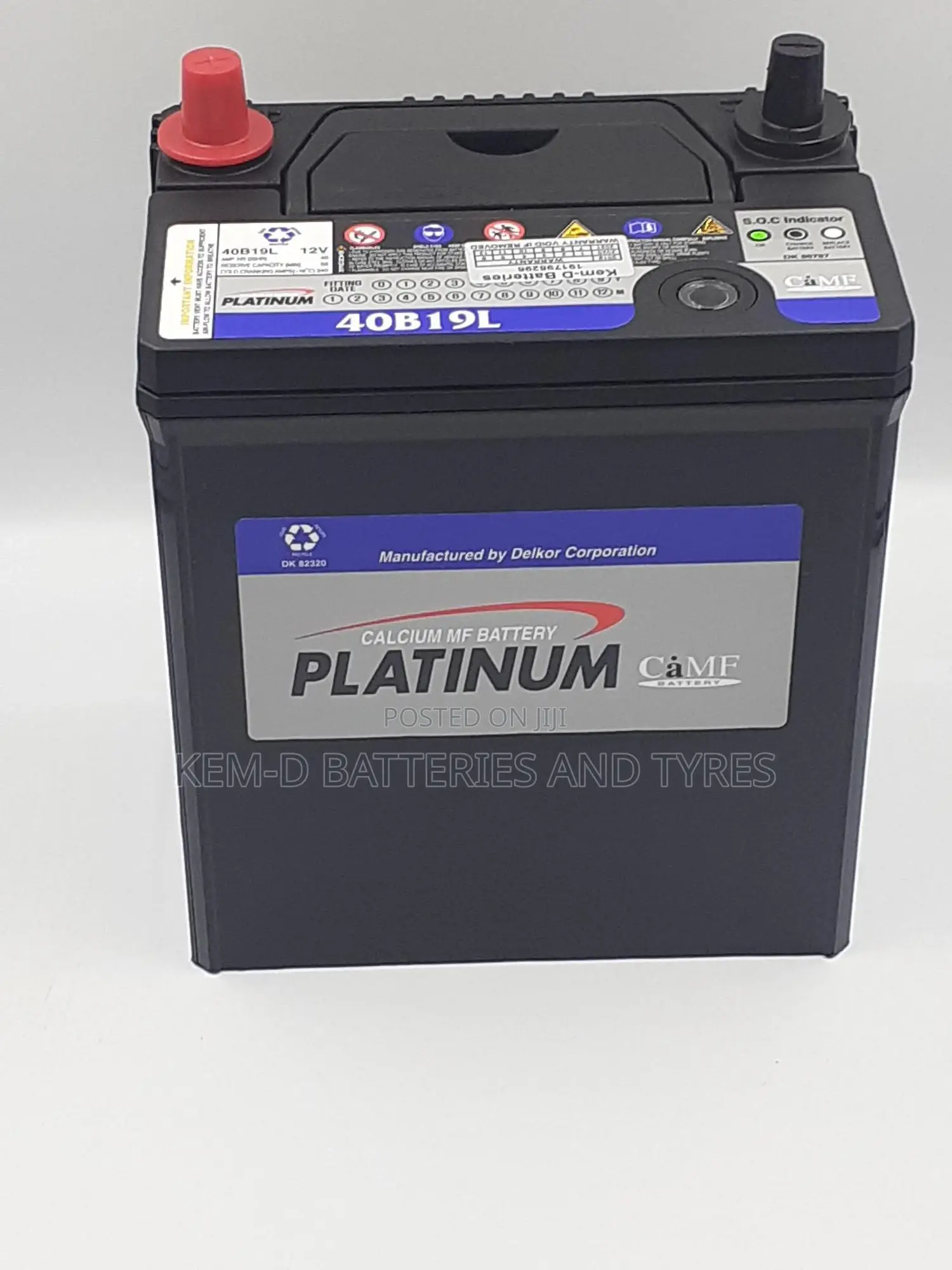11 Plates Platinum Battery + Home Delivery - For Small Cars