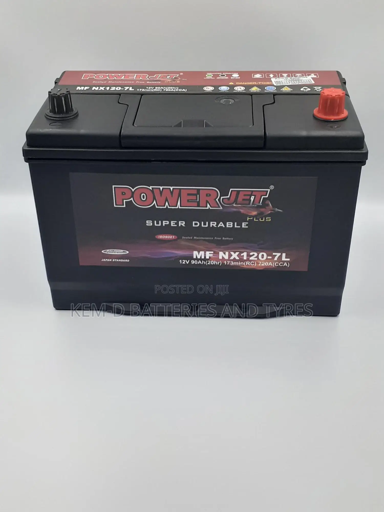 17 Plates Car Battery for Pick-Ups and 4X4 + Free Delivery