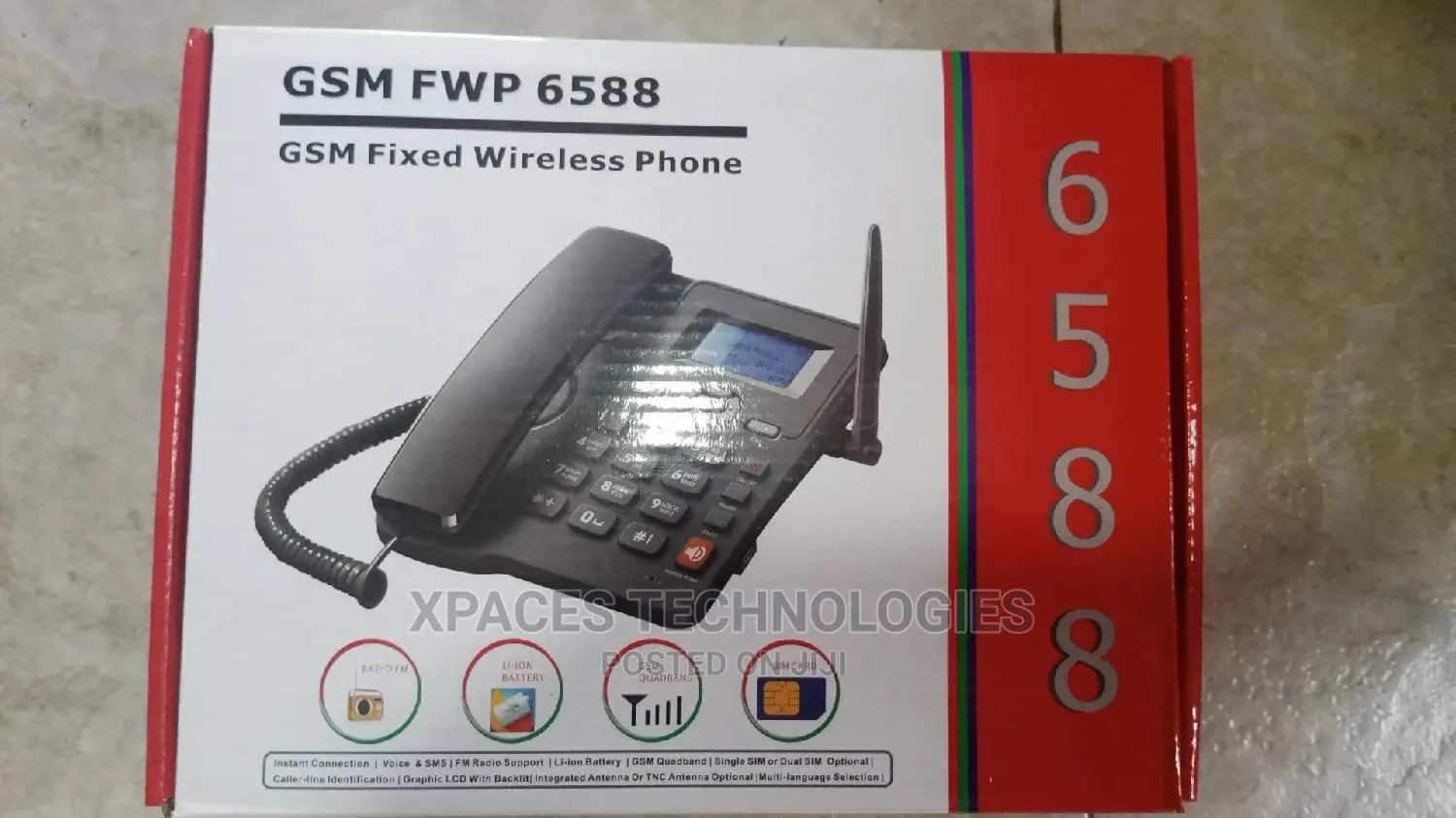 Landline Simcard Desktop Phone GSM Fixed Wireless Double SIM