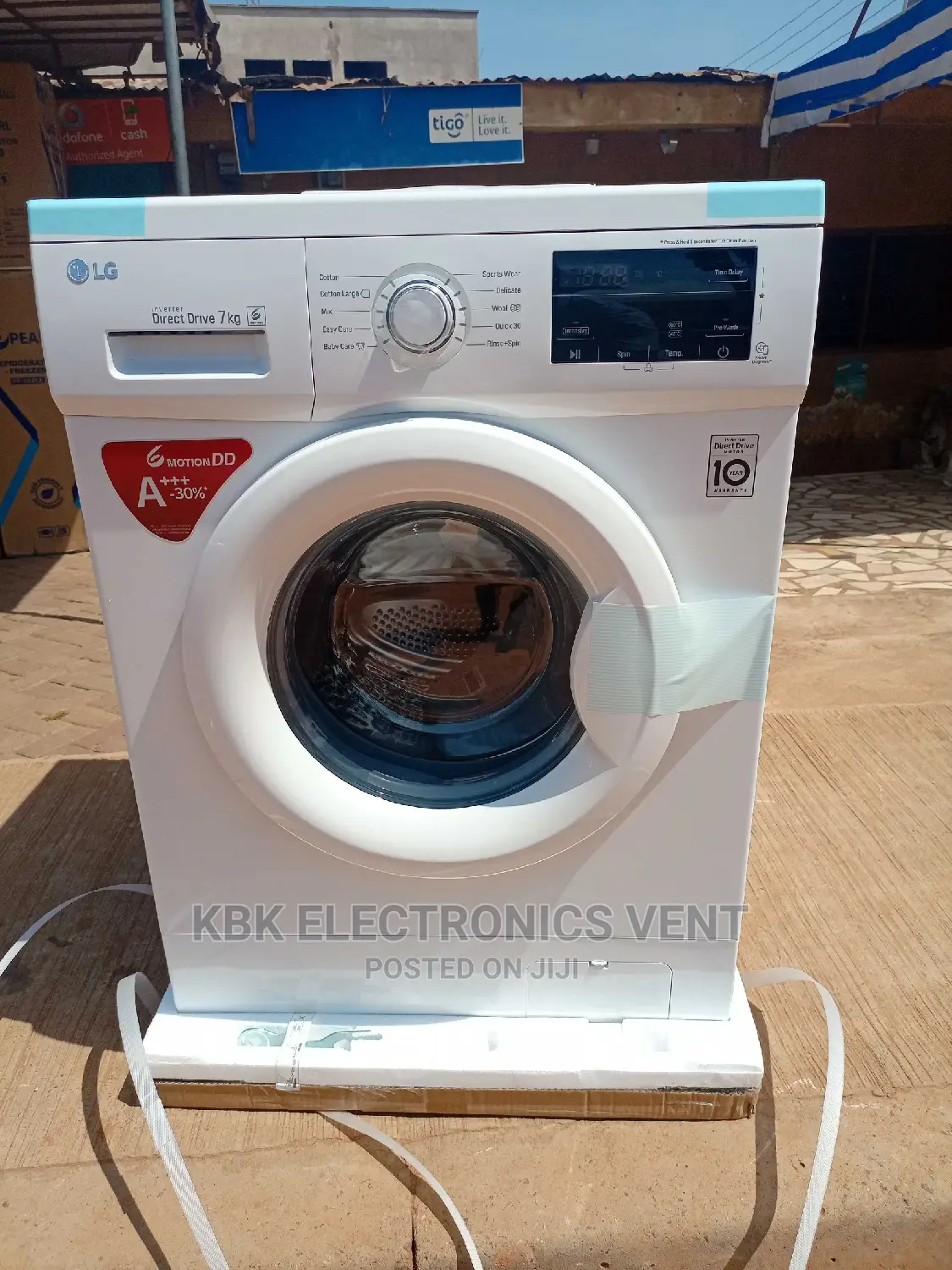 Lg 7kg(F2y1hyp6j) Front Load Washing Machine