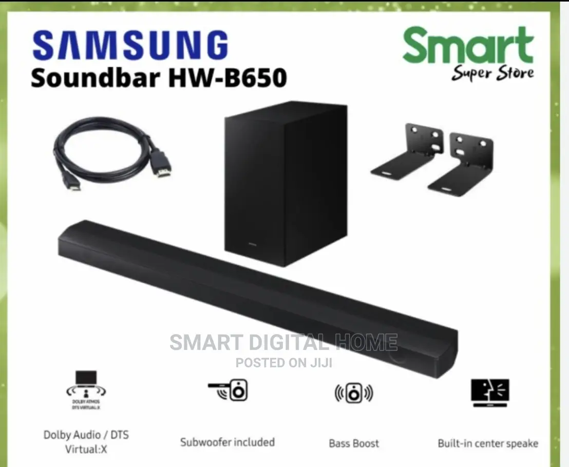 Authentic Sound Quality Samsung Sound HW-B650 Bar With Dolby in ...