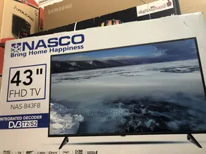 Black Front Nasco 43" LED Satellite TV